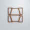 Ekena Millwork Extra Small Greeley Decorative Fretwork Wood Wall Panels, Walnut, 7 3/8"W x 7 3/8"H x 3/8"T WALW08X08X0375GLYWA - alternate 2